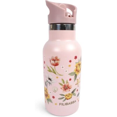 Butelka wody Ocean Blossom z stali nierdzewnej - 350ml Butelka wody Ocean Blossom z stali nierdzewnej - 350ml