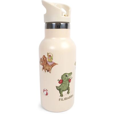 Filibabba Dino Beach Butelka z nierdzewnej stali - Dzieci Filibabba Dino Beach Butelka z nierdzewnej stali - Dzieci