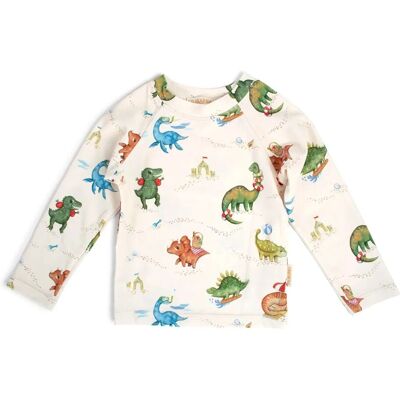 Filibabba Långärmad UV Beach Dino T-shirt - Barn 3-4Y Filibabba Långärmad UV Beach Dino T-shirt - Barn 3-4Y