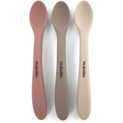 Filibabba - FI-03802 - Rose Mix - 3er-Pack - Baby cutlery Filibabba - FI-03802 - Rose Mix - 3er-Pack - Baby cutlery