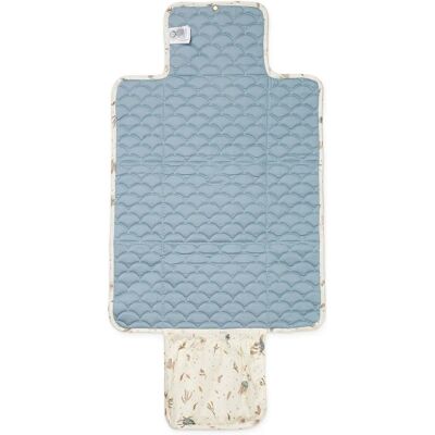 Tapis à langer portable Cam Camm - Coton Bio - Certifié GOTS - Publicité Tapis à langer portable Cam Camm - Coton Bio - Certifié GOTS - Publicité