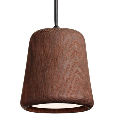 Nørgaard & Kechayas Material Pendl Ø: 13 cm - Røket eik - Taklampe Nørgaard & Kechayas Material Pendl Ø: 13 cm - Røket eik - Taklampe