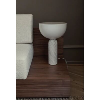 New Works Kizu Stor Bordslampa i Hvit Marmor New Works Kizu Stor Bordslampa i Hvit Marmor