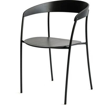 New Works Missing Armchair - Svart Ask - Moderne spisebordsstol New Works Missing Armchair - Svart Ask - Moderne spisebordsstol
