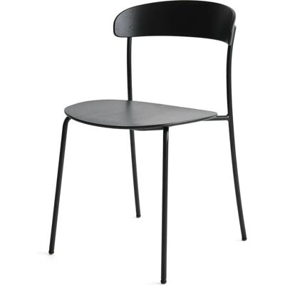 New Works Missing Chair - Svart ask Designer spisestol New Works Missing Chair - Svart ask Designer spisestol