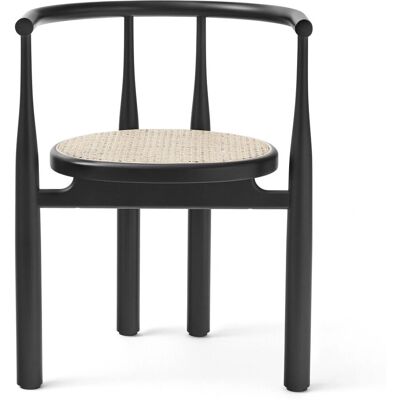 Chaise Bukowski de New Works - Noir, Tissage français, Noyer - Chaise - Publicité Chaise Bukowski de New Works - Noir, Tissage français, Noyer - Chaise - Publicité