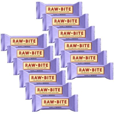 Simply Raw Vegano Super-Bite Baunilha e Frutas Vermelhas - Barra Energética Simply Raw Vegano Super-Bite Baunilha e Frutas Vermelhas - Barra Energética