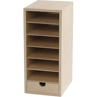 CC Hobby Papperlagringsenhet - A6 14x32 cm - MDF CC Hobby Papperlagringsenhet - A6 14x32 cm - MDF