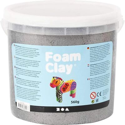 Creativ Company Schaumplastilina 560g Silber - Modelliermasse Creativ Company Schaumplastilina 560g Silber - Modelliermasse