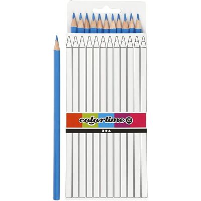 Creativ Company Crayons de Couleur Triangulaires - Bleu Clair - Crayons Creativ Company Crayons de Couleur Triangulaires - Bleu Clair - Crayons