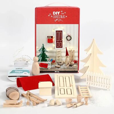 Creativ Company 97038 Träpysselset - Ofärdiga DIY-dekorationer Creativ Company 97038 Träpysselset - Ofärdiga DIY-dekorationer