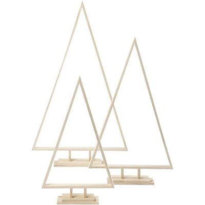 Creativ Company 55328 Leichte Holz-Weihnachtsbäume - Dekorative Figur Creativ Company 55328 Leichte Holz-Weihnachtsbäume - Dekorative Figur