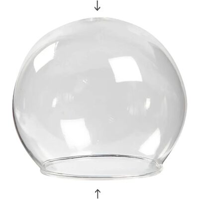 Creativ Company CCH-55928 Ornement en verre transparent - Décoration de Noël - Publicité Creativ Company CCH-55928 Ornement en verre transparent - Décoration de Noël - Publicité