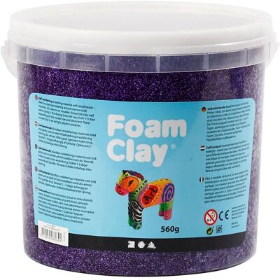 Foam Clay CCH-78877 - Self-hardening Purple Modeling Clay Foam Clay CCH-78877 - Self-hardening Purple Modeling Clay
