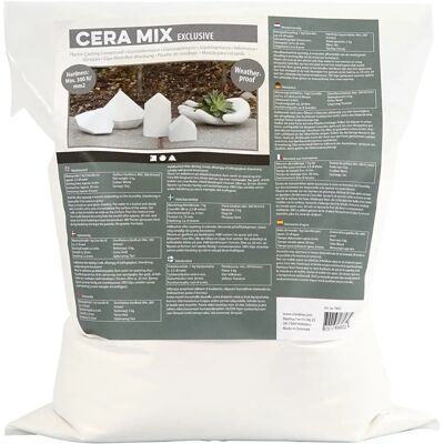 Cera-Mix Weiß Wetterfester Gips - Modellierung & Gießen Cera-Mix Weiß Wetterfester Gips - Modellierung & Gießen