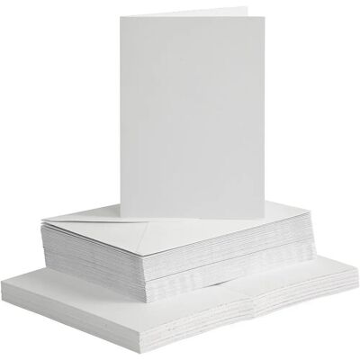 Creativ Company Carta Bianca e Buste - 50 Fogli Creativ Company Carta Bianca e Buste - 50 Fogli