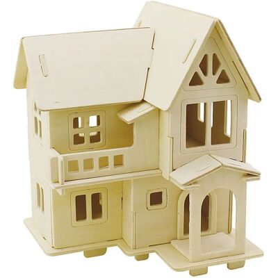 Creativ Company CCH-57877 Puzzle 3D Casa con Balcone Creativ Company CCH-57877 Puzzle 3D Casa con Balcone