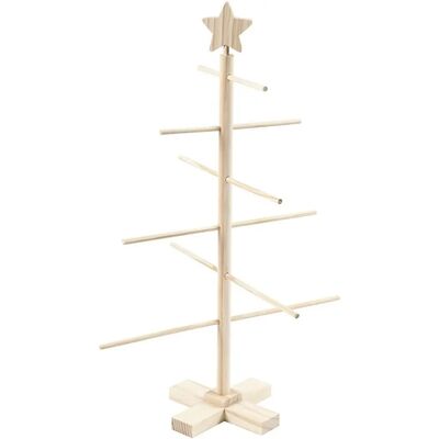 Creativ Company 56507 Statue Décorative en Bois - Sapin de Noël Creativ Company 56507 Statue Décorative en Bois - Sapin de Noël