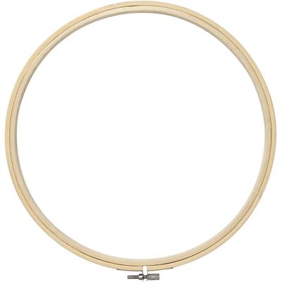 Cadre de broderie Creativ Company 41250 - en bois rond 25cm Cadre de broderie Creativ Company 41250 - en bois rond 25cm