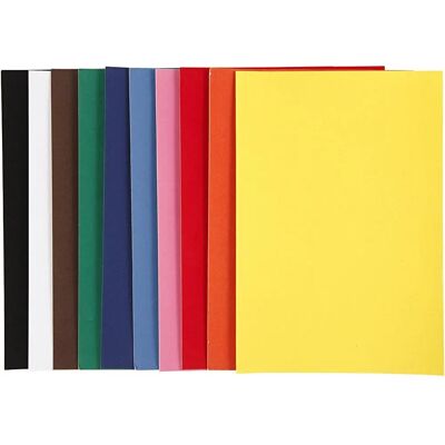 CC Hobby Velours-Papier A4 140g Bunte Farben - Papier CC Hobby Velours-Papier A4 140g Bunte Farben - Papier