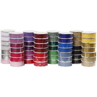 Cinta decorativa de otros fabricantes - 15mm Mezcla - 56 rollos x 3m Cinta decorativa de otros fabricantes - 15mm Mezcla - 56 rollos x 3m