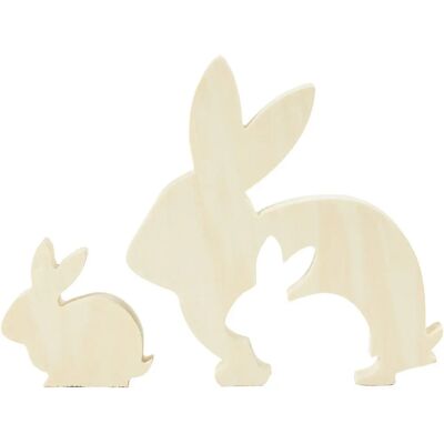 Creativ Company 57900 Holzkanin Figuren - Dekor Set Creativ Company 57900 Holzkanin Figuren - Dekor Set