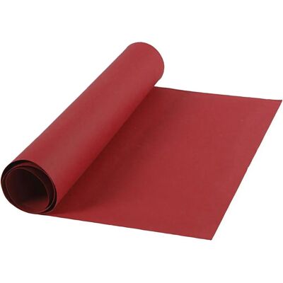 Creativ Company - Lederpapier Rolle - Rød Creativ Company - Lederpapier Rolle - Rød