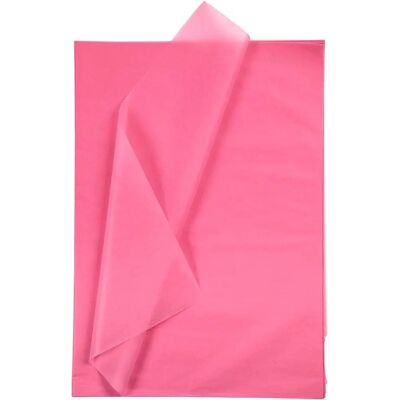 Rosa tissuepapper CC Hobby - 50x70cm, 10 ark Rosa tissuepapper CC Hobby - 50x70cm, 10 ark