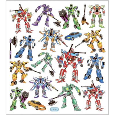 Creativ Company 29178 Adesivi bambini - Foglio Transformers - Adesivi per bambini Creativ Company 29178 Adesivi bambini - Foglio Transformers - Adesivi per bambini