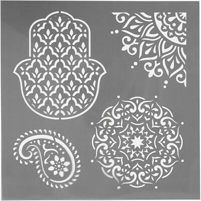 Creativ Company 27100 Modello di arte in plastica bianco e nero - Modello Creativ Company 27100 Modello di arte in plastica bianco e nero - Modello