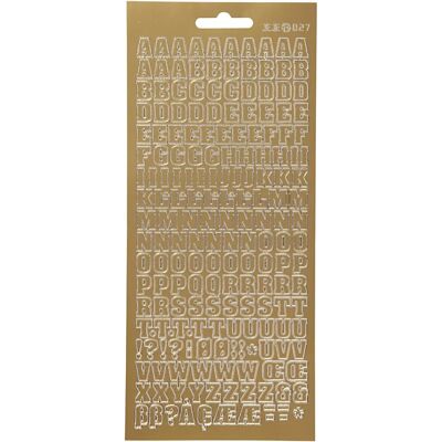 Creativ Company Pegatina Decorativa Oro - Autoadhesiva 10x23cm Creativ Company Pegatina Decorativa Oro - Autoadhesiva 10x23cm