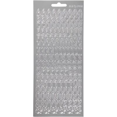 Creativ Company CCH-170225 Adesivi lettere argento - Adesivi Creativ Company CCH-170225 Adesivi lettere argento - Adesivi