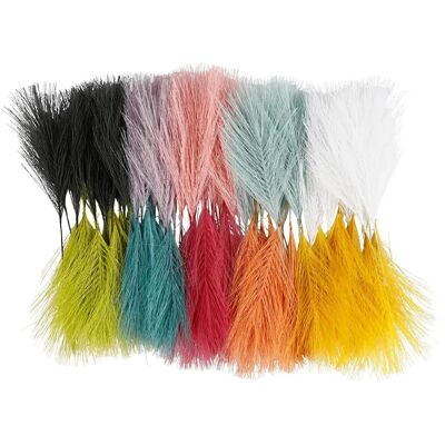 CC Hobby Künstliche Federn - 100 Stück, 15x8 cm - Federn CC Hobby Künstliche Federn - 100 Stück, 15x8 cm - Federn