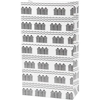 Vivi Gade Sac en Papier - Blanc, Noir, Bains Publics - 8 pièces Vivi Gade Sac en Papier - Blanc, Noir, Bains Publics - 8 pièces