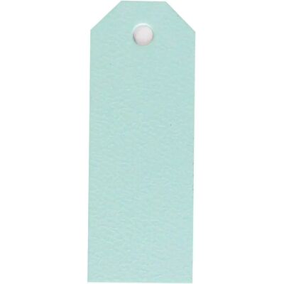 Happy Moments Labels - 3x8 cm Lys Blå Præget - Labels Happy Moments Labels - 3x8 cm Lys Blå Præget - Labels
