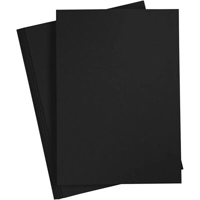 Creativ Company 219012 sort kunstnerpapir - A4, 220g, 10 ark Creativ Company 219012 sort kunstnerpapir - A4, 220g, 10 ark