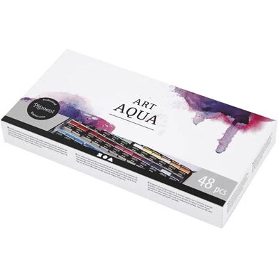 Creativ Company Art Aqua Wasserfarben - Mehrfarbige Palette - 48 Stück Creativ Company Art Aqua Wasserfarben - Mehrfarbige Palette - 48 Stück