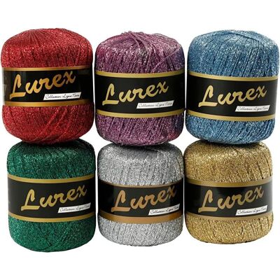 Creativ Company Garn - 6 Farben - 160m - 25g - Polyester - Waschbar bei 60°C Creativ Company Garn - 6 Farben - 160m - 25g - Polyester - Waschbar bei 60°C