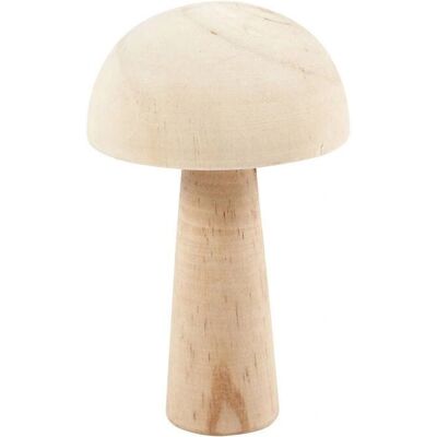 Creativ Company Hongo de Madera - 14cm - Hongo de Manualidades Creativ Company Hongo de Madera - 14cm - Hongo de Manualidades