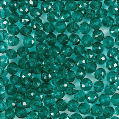 CC Hobby Facetten Kralen 4mm Blauw-Groen - Kralen CC Hobby Facetten Kralen 4mm Blauw-Groen - Kralen