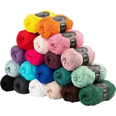 Filo di cotone CC Hobby - 20 pz - 50g - 170m - Filo e cordini Filo di cotone CC Hobby - 20 pz - 50g - 170m - Filo e cordini