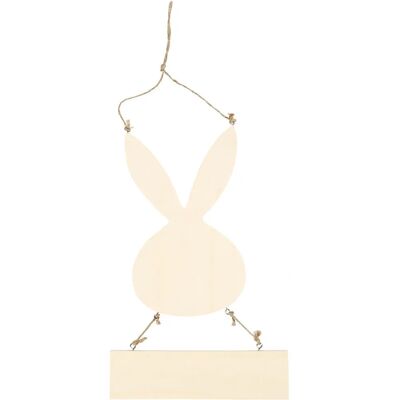 Creativ Company CCH-56908 Lapin en bois décoratif - Décor Creativ Company CCH-56908 Lapin en bois décoratif - Décor