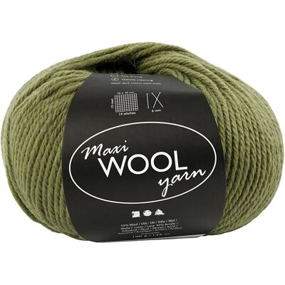 Creativ Company Lana - Verde oliva, 100 g Creativ Company Lana - Verde oliva, 100 g