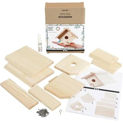 Creativ Company Vogelhäuschen - Holz hängend - Gartendekoration Creativ Company Vogelhäuschen - Holz hängend - Gartendekoration