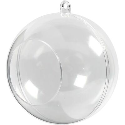Creativ Company CCH-52139 Adorno navideño de acrílico transparente - 5 piezas Creativ Company CCH-52139 Adorno navideño de acrílico transparente - 5 piezas