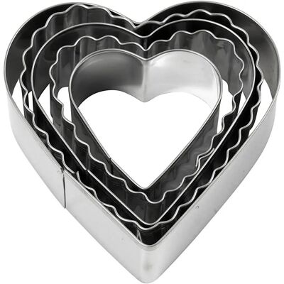 Creativ Company 782883 Metallischer Herz-Keks-Ausstecher - Kekssorte Creativ Company 782883 Metallischer Herz-Keks-Ausstecher - Kekssorte