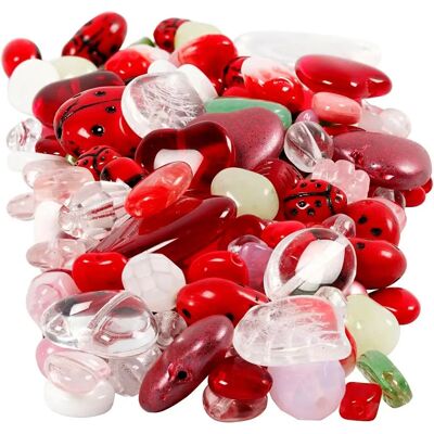 CC Hobby Glass Beads - Assorted Colors - 5-22mm - 350g CC Hobby Glass Beads - Assorted Colors - 5-22mm - 350g