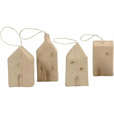 Creativ Company CCH-549110 Casa in cartapesta fatta a mano - Decorazione da appendere Creativ Company CCH-549110 Casa in cartapesta fatta a mano - Decorazione da appendere