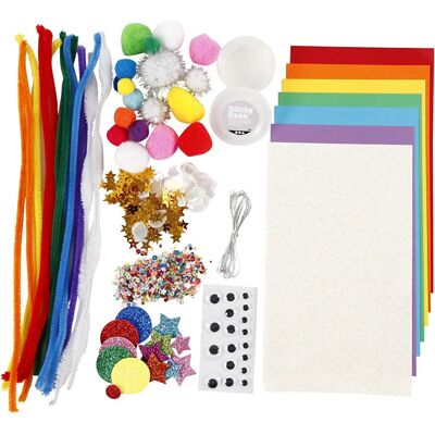 Creativ Company 977441 Kit Arte & Craft - Colori dell'arcobaleno Creativ Company 977441 Kit Arte & Craft - Colori dell'arcobaleno