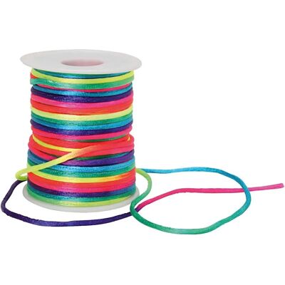Corde pour macramé arc-en-ciel CC Hobby - 2mm 40m - Légère & Flexible Corde pour macramé arc-en-ciel CC Hobby - 2mm 40m - Légère & Flexible